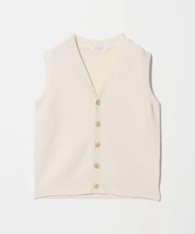 ウールカシミヤブレンド アクア ニットベスト