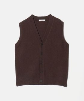 ウールカシミヤブレンド アクア ニットベスト