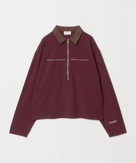 Samplee/【別注】＜Samplee＞ハーフジップ プルオーバー/Tシャツ / カットソー