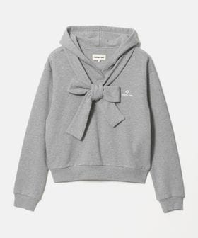 SHUSHU/TONG/＜SHUSHU/TONG＞TIE FRONT BOW HOODIE/スウェット/スウェット / パーカー