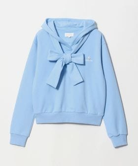 SHUSHU/TONG/＜SHUSHU/TONG＞TIE FRONT BOW HOODIE/スウェット/スウェット / パーカー