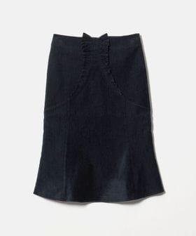 SHUSHU/TONG/＜SHUSHU/TONG＞RUFFLED HEM FLARED SKIRT/スカート/ひざ丈