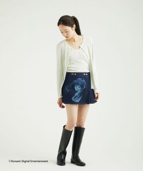 UACG/＜ときめきメモリアル for UACG＞DENIM PLEATS SKIRT/スカート/ミニ / ショート
