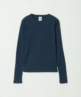 HOMME GIRLS/＜HOMME GIRLS × FRUIT OF THE LOOM＞LONG SLEEVE SLIM T―SHIRT/カットソー/Tシャツ / カットソー