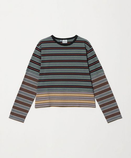 Girls Department Club/＜Girls Department Club＞トリプルボーダー レイヤー  プルオーバー/Tシャツ / カットソー