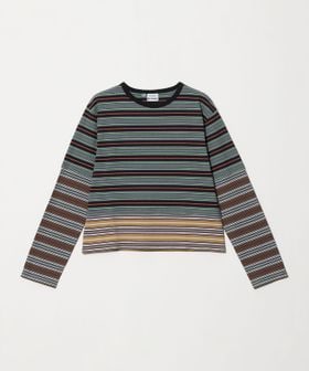 Girls Department Club/＜Girls Department Club＞トリプルボーダー レイヤー  プルオーバー/Tシャツ / カットソー