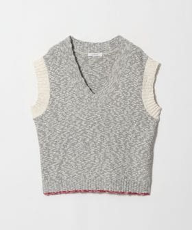＋81BRANCA/【別注】＜＋81BRANCA＞Vネック ニット ベスト/ベスト