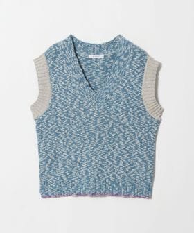 ＋81BRANCA/【別注】＜＋81BRANCA＞Vネック ニット ベスト/ベスト
