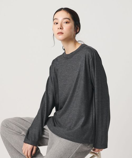 BEAUTY&YOUTH/毛 ロングスリーブ プルオーバー/Tシャツ / カットソー
