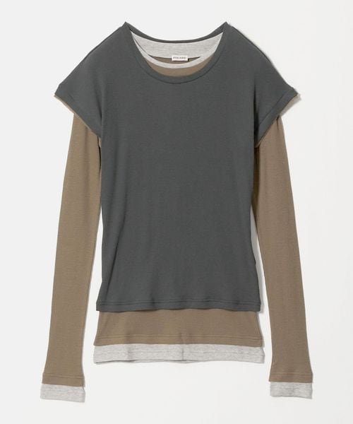 INSCRIRE/＜INSCRIRE＞レイヤード ルーズフィット Tシャツ/Tシャツ / カットソー