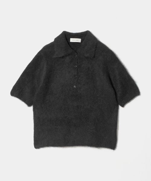 SAYAKA DAVIS/＜SAYAKA DAVIS＞COMPACT KNIT POLOCOLLAR Black/ニット/ニット / セーター