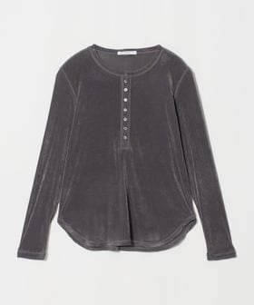 BEAUTY&YOUTH/フロッキーチュール ヘンリーネック カットソー/Tシャツ / カットソー