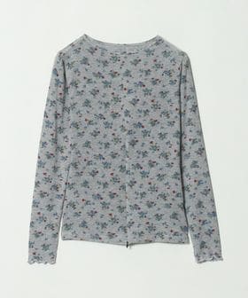 TanC TOKYO/＜TanC TOKYO＞FEEL GOOD FRONT ZIP FLOWER/カットソー/Tシャツ / カットソー