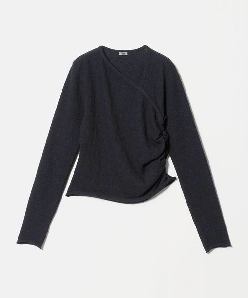 TanC TOKYO/＜TanC TOKYO＞FELTED GATHER VN/カットソー/Tシャツ / カットソー