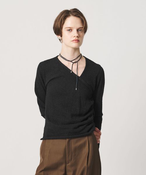 TanC TOKYO/＜TanC TOKYO＞FELTED GATHER VN/カットソー/Tシャツ / カットソー