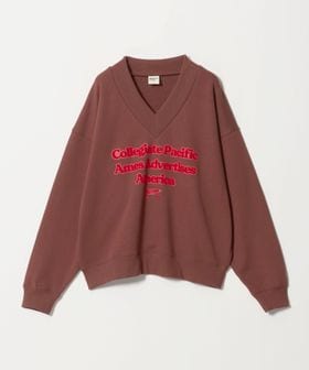 Collegiate Pacific/【別注】＜Collegiate Pacific＞プリント Vネック スウェットプルオーバー/スウェット / パーカー