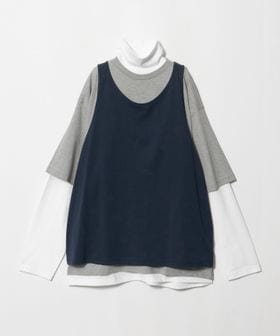 ONIT/＜ONIT＞ジャージー レイヤード 3セットカットソー/Tシャツ / カットソー