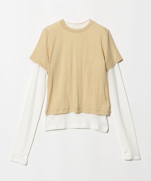 ONIT/＜ONIT＞ジャージー レイヤード 2セット カットソー/Tシャツ / カットソー