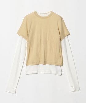 ONIT/＜ONIT＞ジャージー レイヤード 2セット カットソー/Tシャツ / カットソー