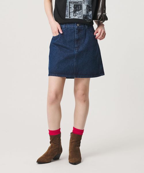 BEAUTY&YOUTH/コットンブレンド デニム ミニスカート/ミニ / ショート