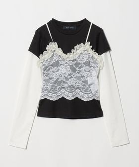 Wynn Hamlyn/＜Wynn Hamlyn＞レース キャミソール レイヤード カットソー/Tシャツ / カットソー
