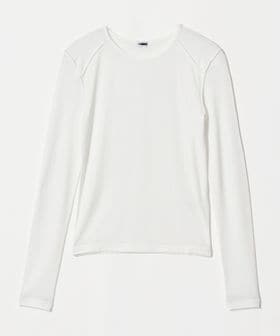 H BEAUTY&YOUTH/＜H＞セルロース ベア アウトシーム ロングスリーブ/Tシャツ / カットソー