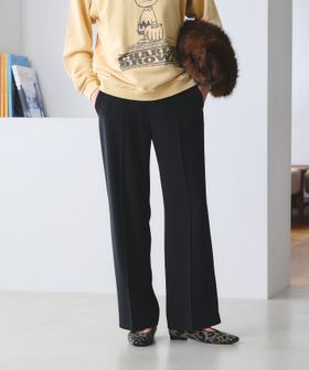 BEAUTY&YOUTH/【WEB限定 Wardrobe DAILY MINIMAL】ダブルクロス フレアパンツ ウォッシャブル/スラックス