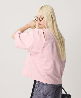 BEAUTY&YOUTH/【WEB限定】バックレイヤード ドローストリング Tシャツ/Tシャツ / カットソー