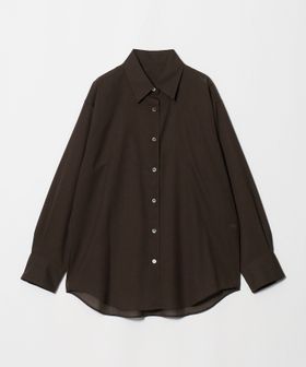 BEAUTY&YOUTH/毛ポリエステル ソリッド＆チェック レギュラーカラーシャツ ウォッシャブル/シャツ / ブラウス