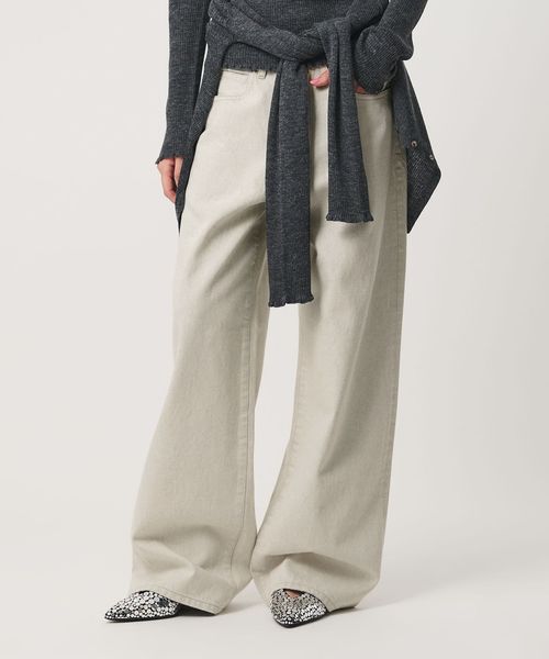 H BEAUTY&YOUTH/＜H＞13oz デニムワイドパンツ/デニムパンツ