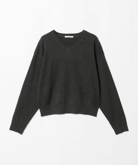 BEAUTY&YOUTH/ソフトコットン Vネック スムース ニットプルオーバー ウォッシャブル/ニット / セーター