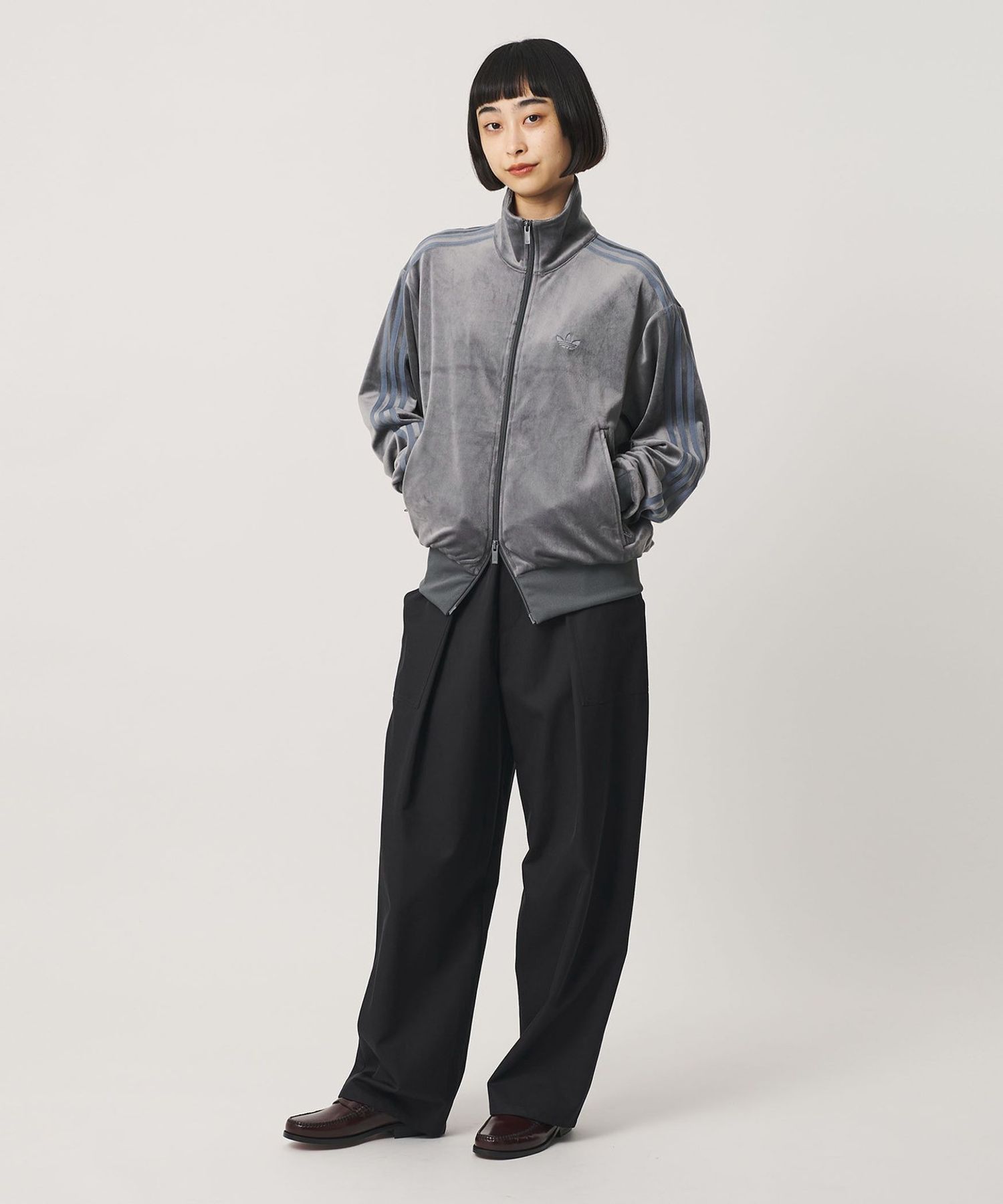 別注】＜adidas Originals＞ファイヤーバード ベロアトラックトップ