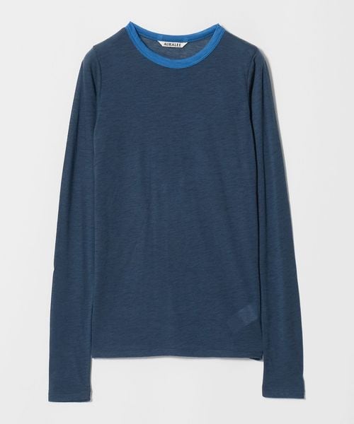 AURALEE/＜AURALEE＞リンガー ロングスリーブTシャツ/Tシャツ / カットソー