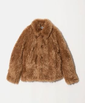 H BEAUTY&YOUTH/＜H＞フェイクファー コート/その他コート / ブルゾン