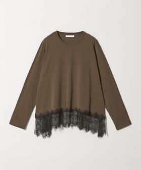 BEAUTY&YOUTH/レースコンビ ロングスリーブ カットソー/Tシャツ / カットソー