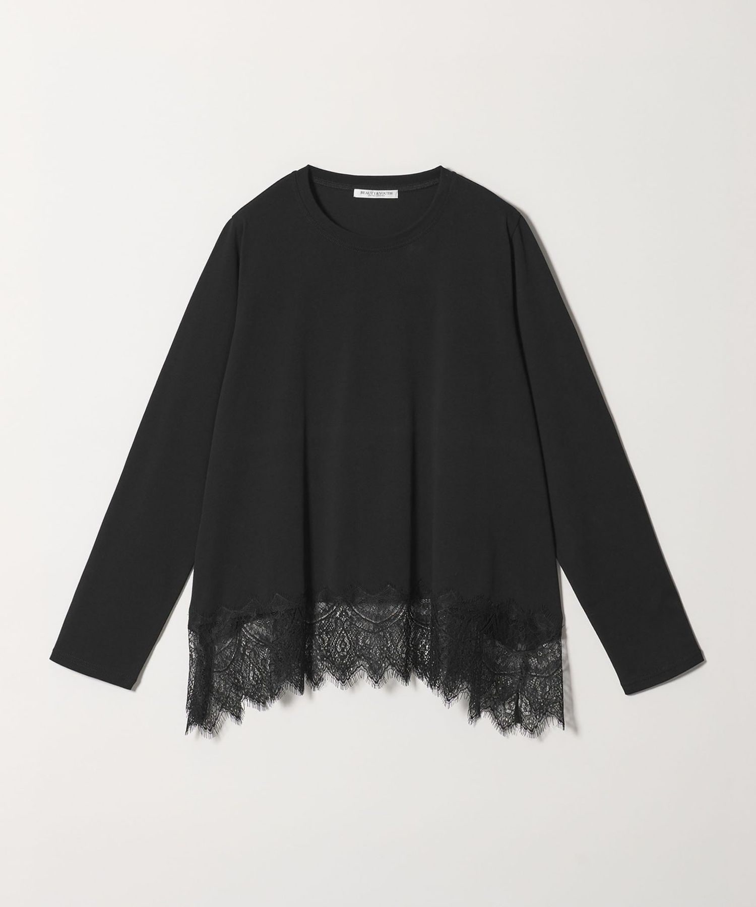 レースコンビ ロングスリーブ カットソー