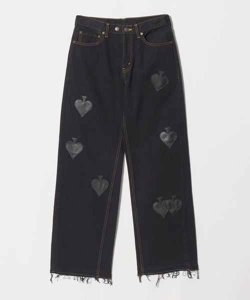 TanC TOKYO/＜TanC TOKYO × H＞SPADE PATCH BUGGY BLACK DENIM/デニムパンツ/デニムパンツ