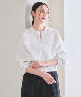 BEAUTY&YOUTH/【WEB限定】シャーリング ジップ シャツ/その他トップス