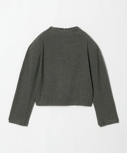 AMOMENTO/＜AMOMENTO＞JERSEY PADDED MOCK NECK TOP/プルオーバー/Tシャツ / カットソー