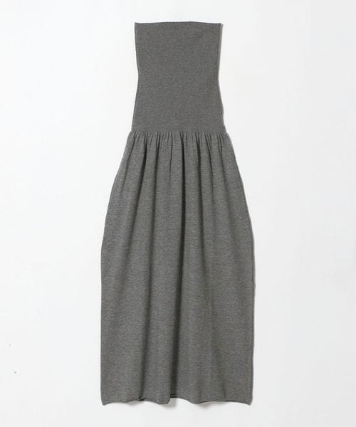 AMOMENTO/＜AMOMENTO＞SHIRRING KNIT MAXI DRESS/ワンピース/Tシャツ / カットソー