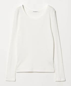 BEAUTY&YOUTH/コットンリブ クルーネック ロングスリーブ/Tシャツ / カットソー
