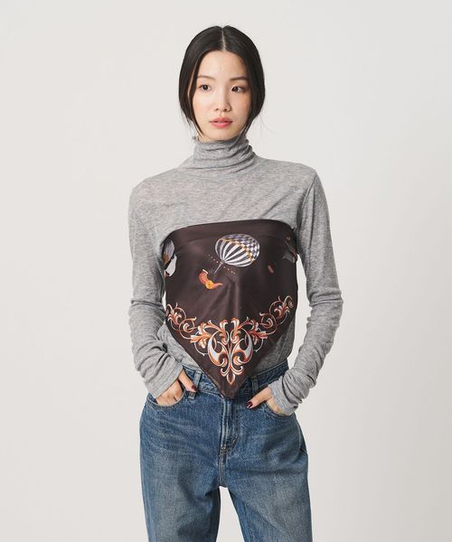 BEAUTY&YOUTH/セルロースブレンド テレコ タートルネック カットソー/Tシャツ / カットソー
