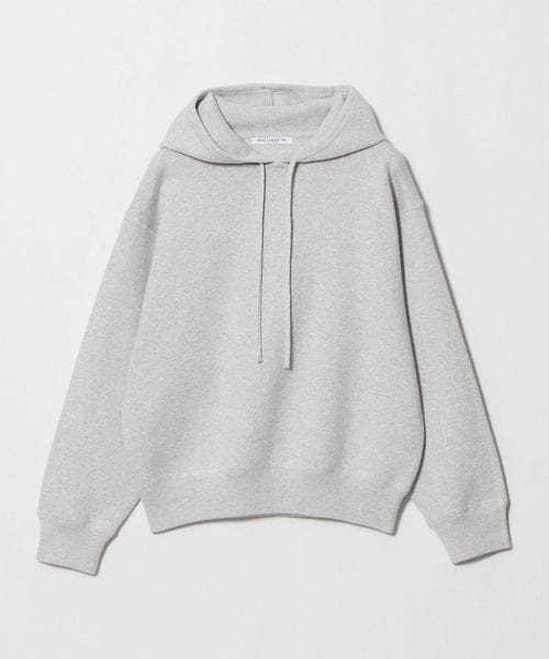 BEAUTY&YOUTH/コットンウールブレンド ソリッド＆ボーダーニットフーディ ウォッシャブル/ニット / セーター