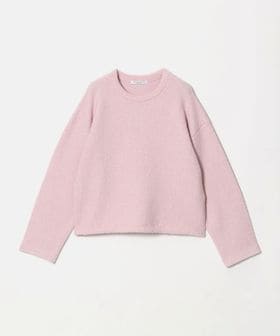 BEAUTY&YOUTH/ウールブレンド ブークレ ドローストリング ニットプルオーバー/ニット / セーター