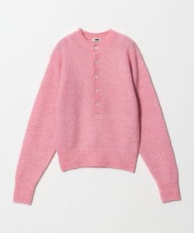 H BEAUTY&YOUTH/＜H＞アルパカウール モッサー ヘンリーネックニット/ニット / セーター