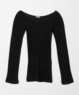 ATON/＜ATON＞COMPACT RIB LONG SLEEVE T―SHIRT/カットソー/Tシャツ / カットソー