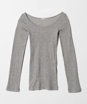 ATON/＜ATON＞COMPACT RIB LONG SLEEVE T―SHIRT/カットソー/Tシャツ / カットソー