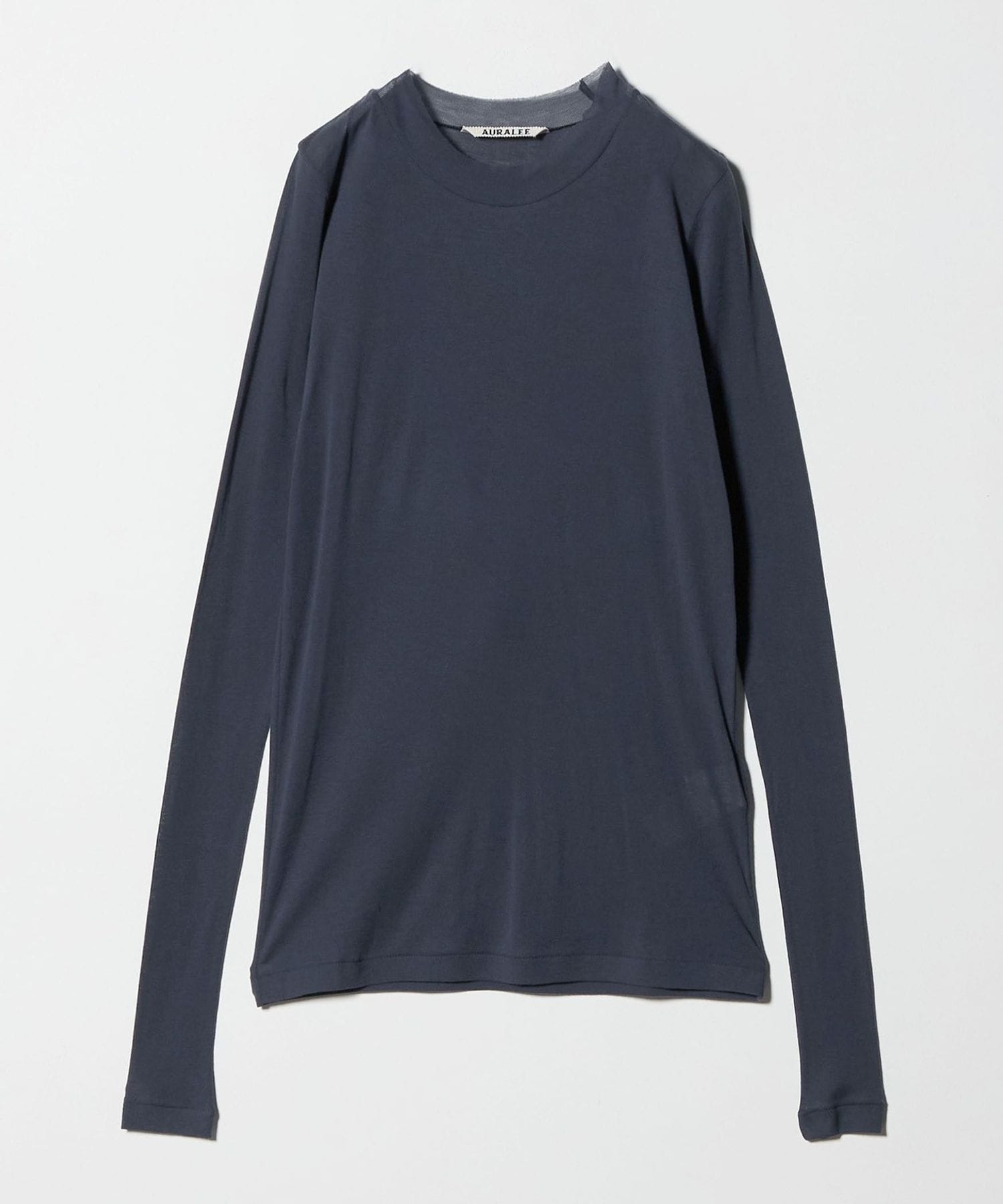 AURALEE＞シアーコットン ロングスリーブTシャツ
