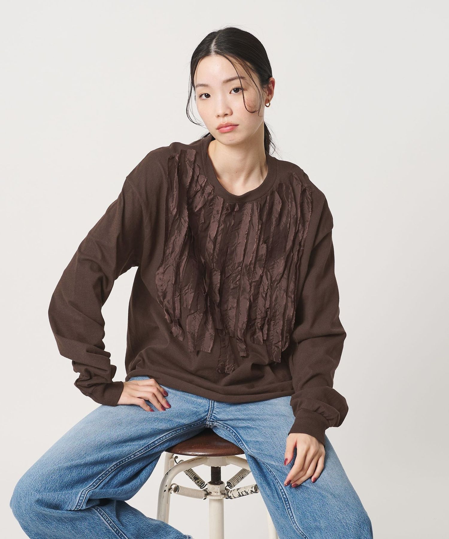 dahl'ia＞リメイク ロングスリーブ カットソー