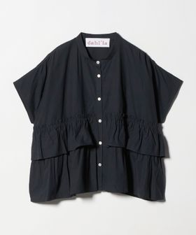 dahl'ia/＜dahl’ia＞フリル ショートスリーブ ブラウス /シャツ / ブラウス